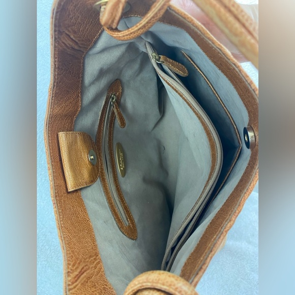 Brahmin - Snakeskin Embossed Shoulder Bag - Picture 10 of 16